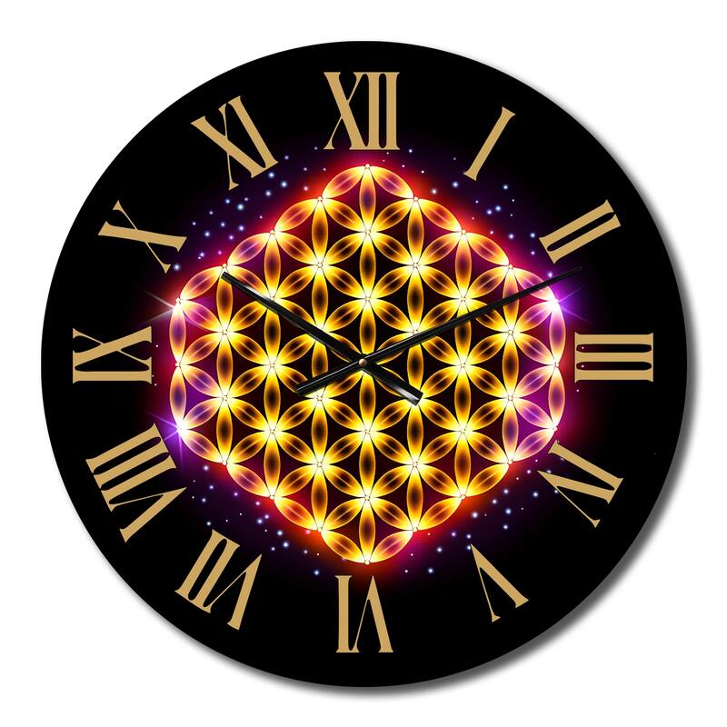 Designart "Light Of The Universe Sacred Geometry" Modern Geometric